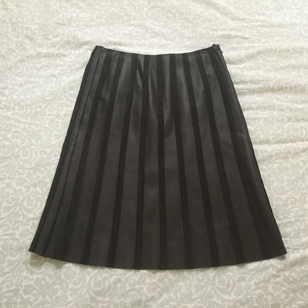 Carlisle Brown leather skirt women's US 6/UK 8